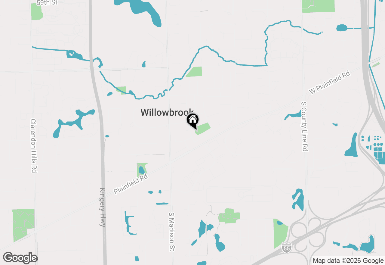 Map of 6645 Wedgewood Lane, Willowbrook, IL 60527