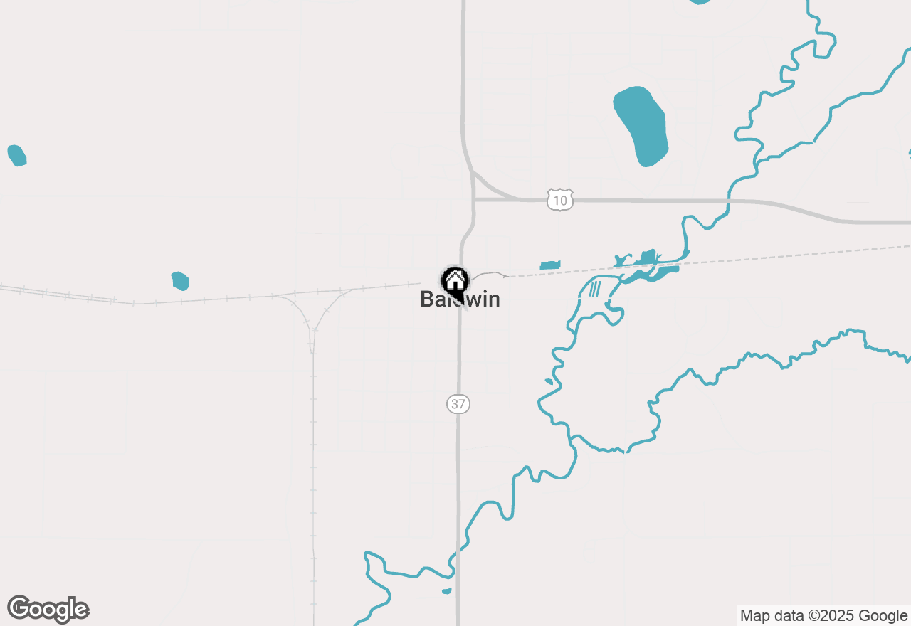 Map of 845 Michigan Avenue, Baldwin, MI 49304