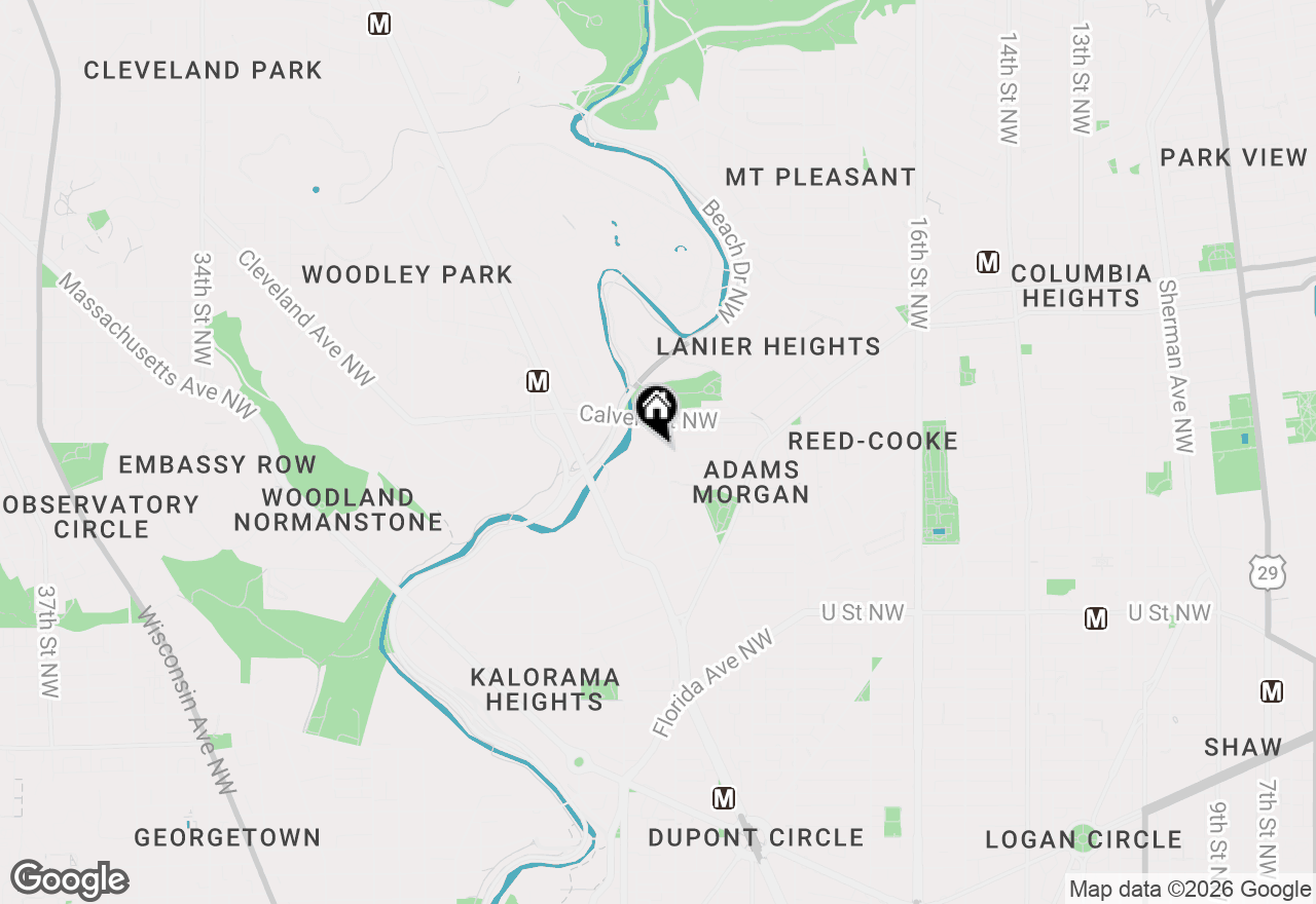 Map of 2456 20th Street Nw #109, Washington, DC 20009