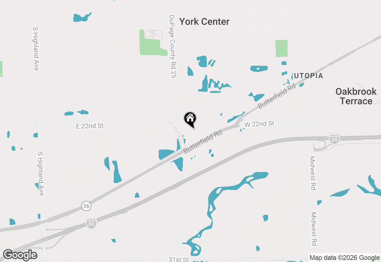 Map of 20 N Tower Road #12E, Oak Brook, IL 60523