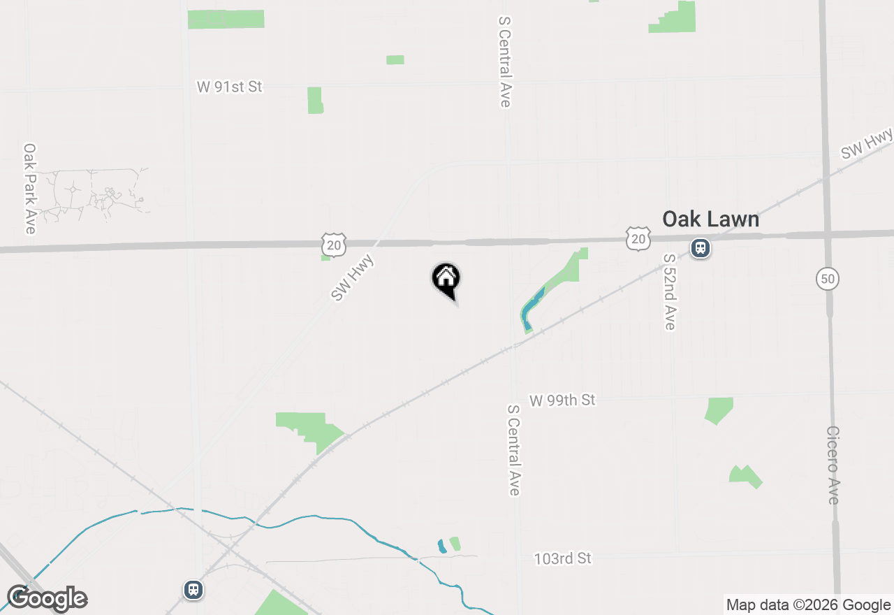 Map of 9632 Massasoit Avenue, Oak Lawn, IL 60453