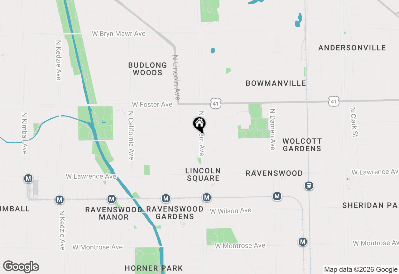 Map of 5006 N Western Avenue #2, Chicago, IL 60625