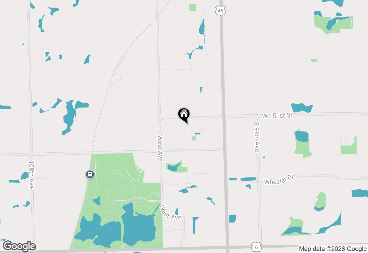 Map of 9840 El Cameno Lane #1S, Orland Park, IL 60462