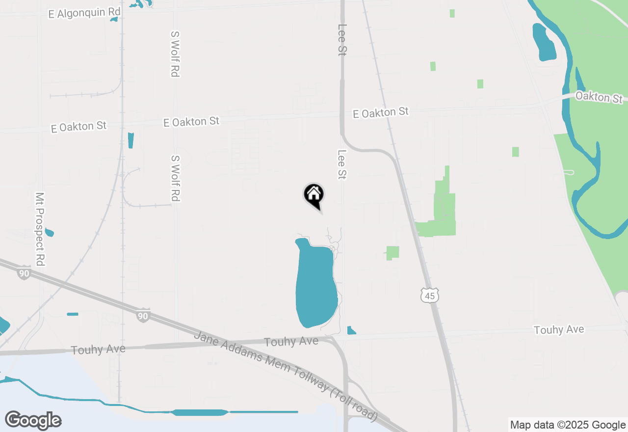 Map of 1072 Stockton Avenue, Des Plaines, IL 60018