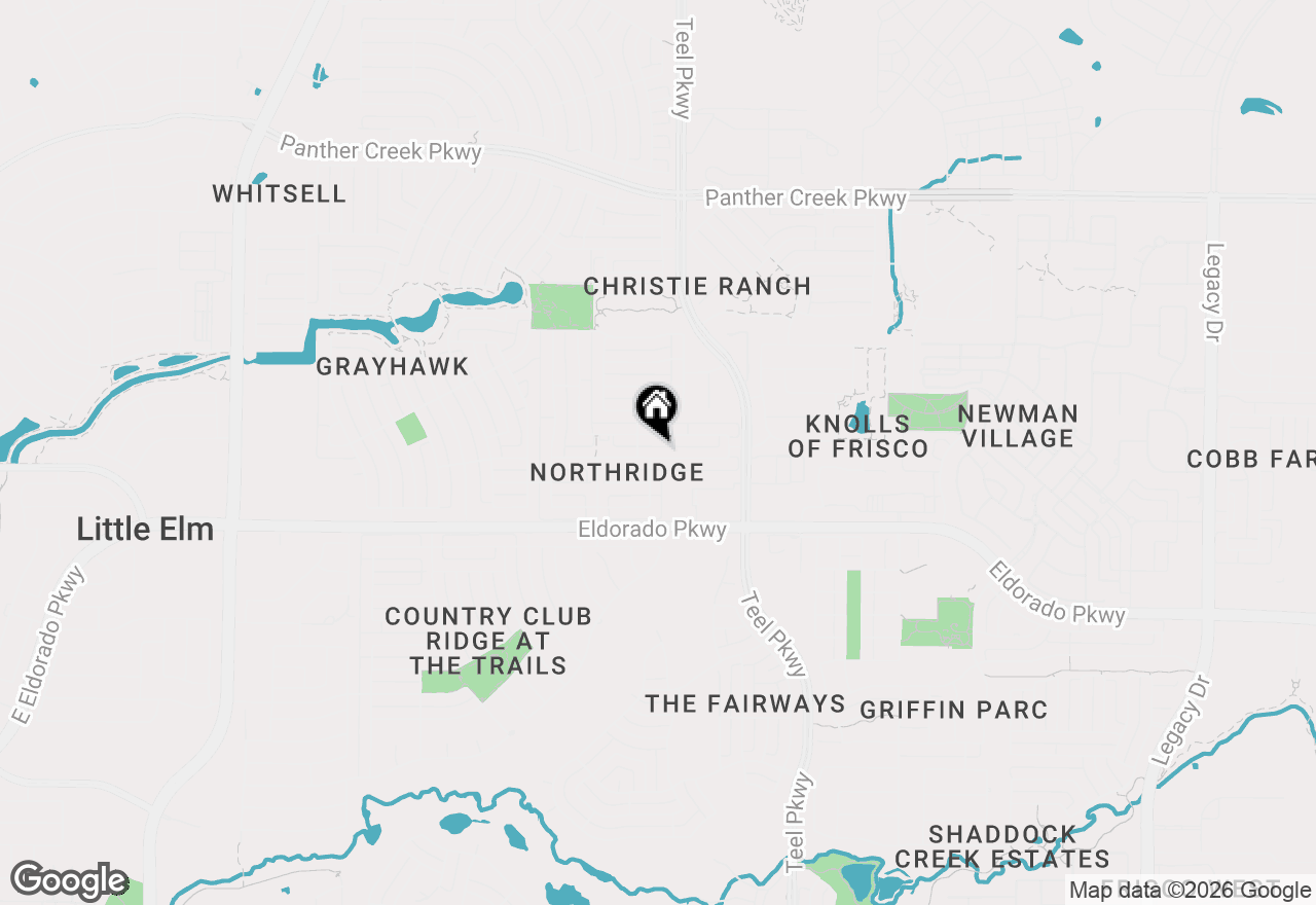 Map of 2314 Barret Drive, Frisco, TX 75033