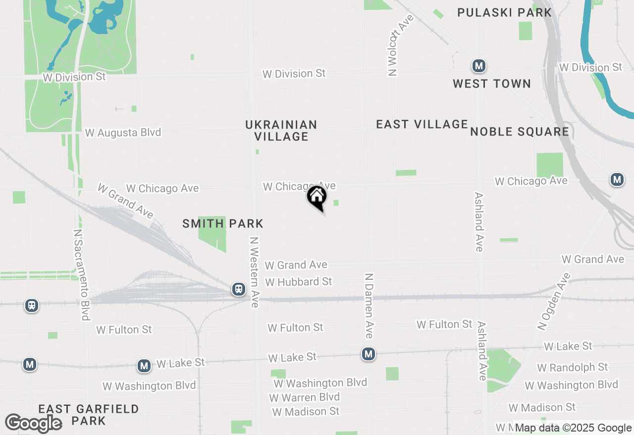 Map of 2149 W Huron Street, Chicago, IL 60612