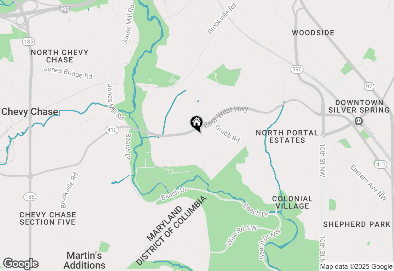 Map of 2629 Colston Drive, Chevy Chase, MD 20815