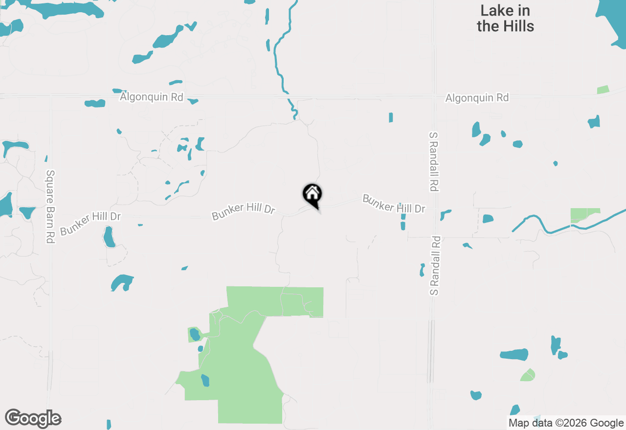 Map of 610 Woods Creek Lane, Algonquin, IL 60102