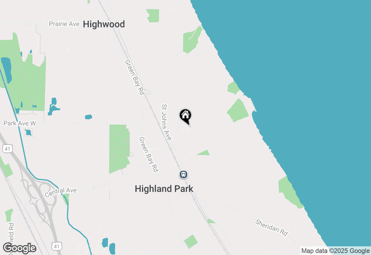 Map of 391 Park Avenue #102, Highland Park, IL 60035