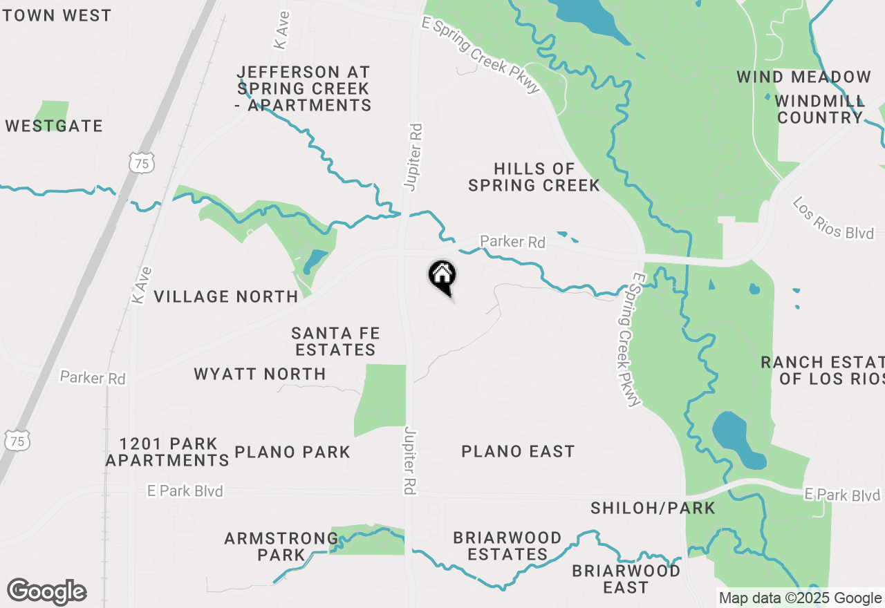 Map of 2432 Winona Drive, Plano, TX 75074