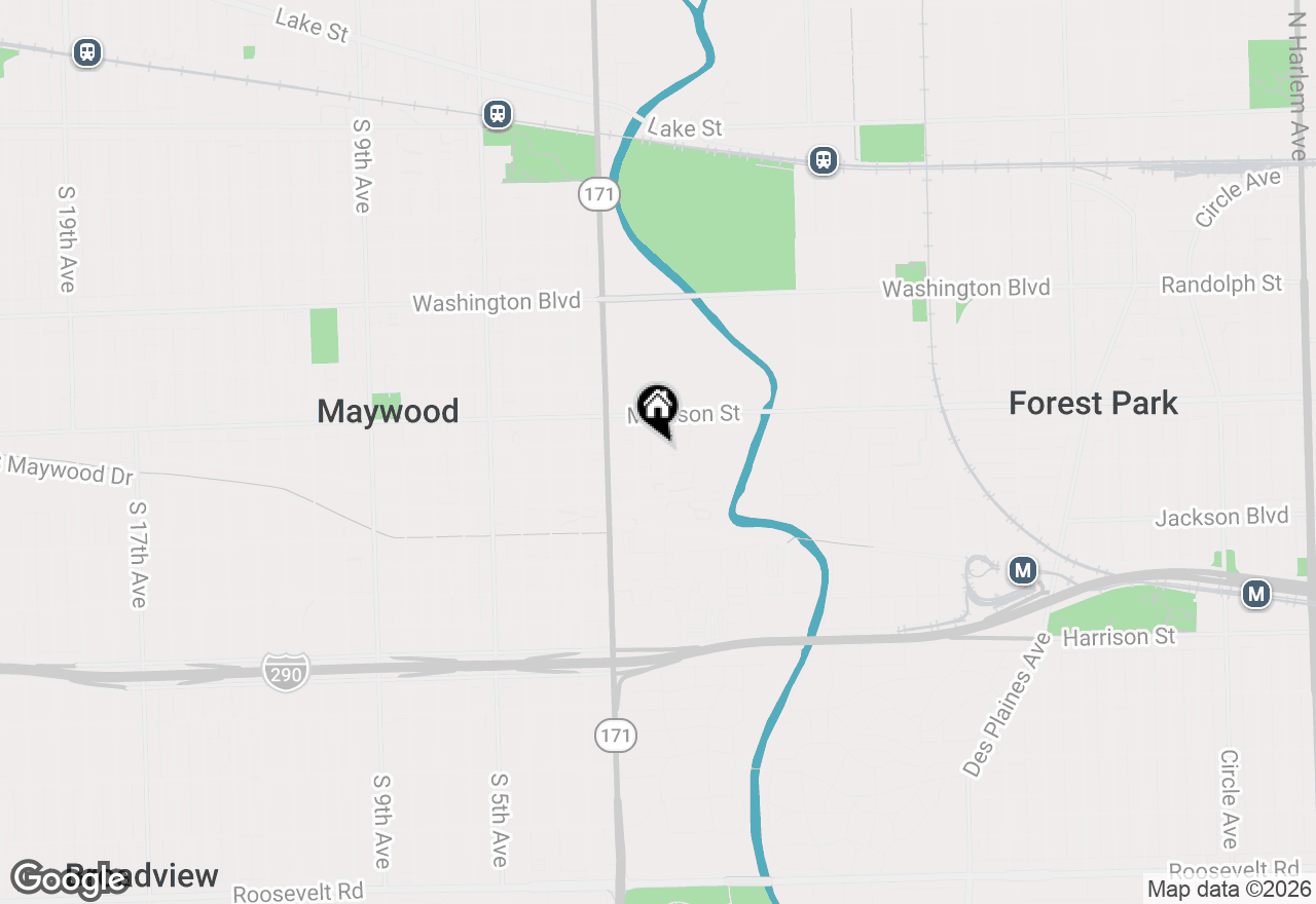 Map of 1030 Dunlop #2C, Forest Park, IL 60130