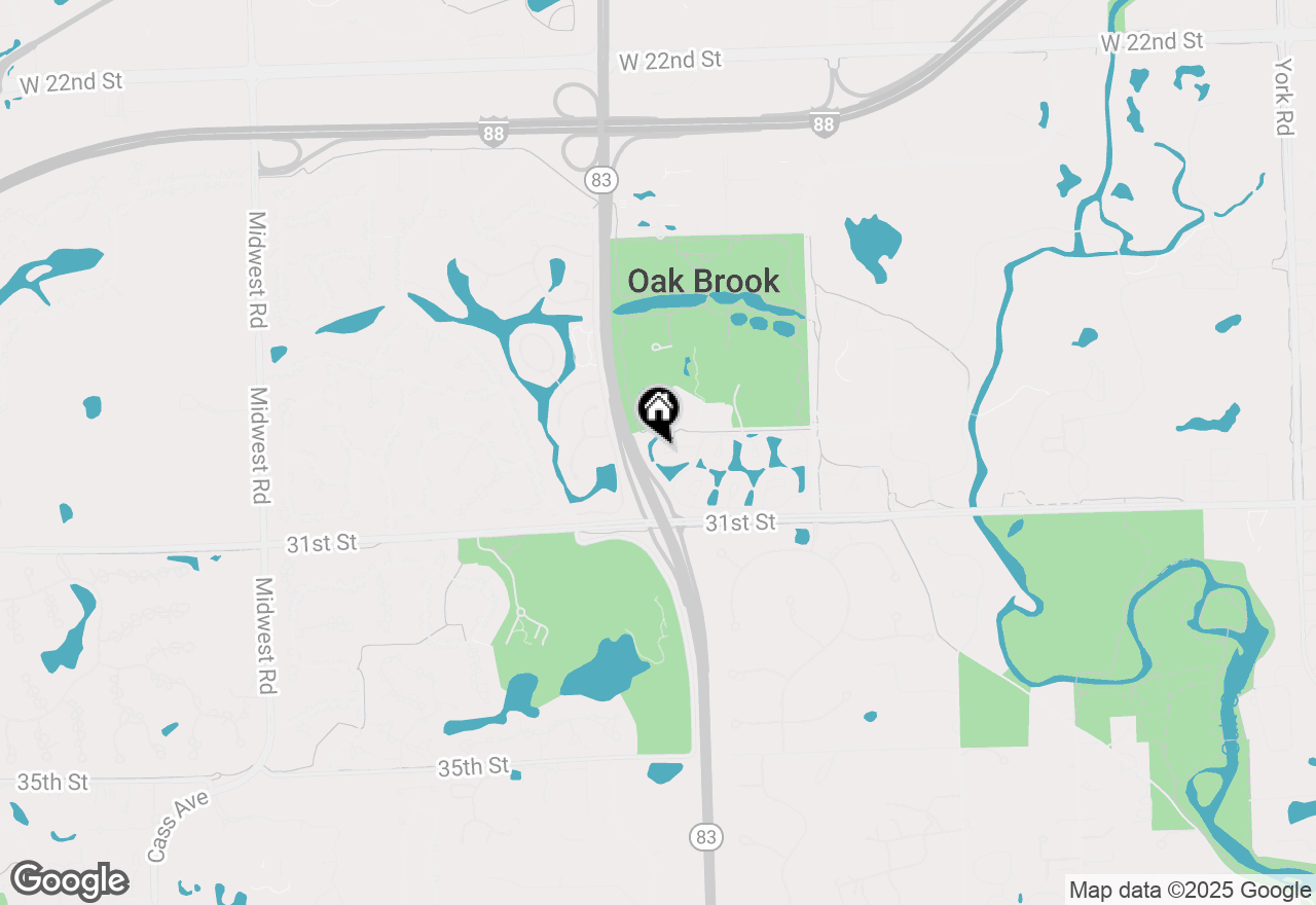 Map of 61 Forest Gate Circle, Oak Brook, IL 60523