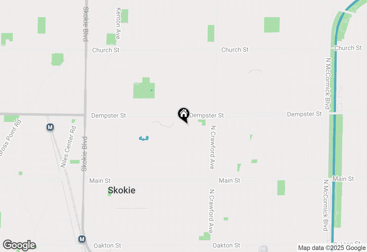 Map of 8717 Keeler Avenue, Skokie, IL 60076