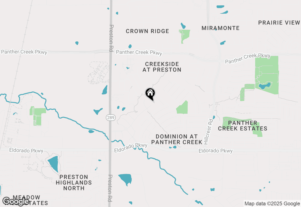 Map of 9890 Vita Dolce Court, Frisco, TX 75035