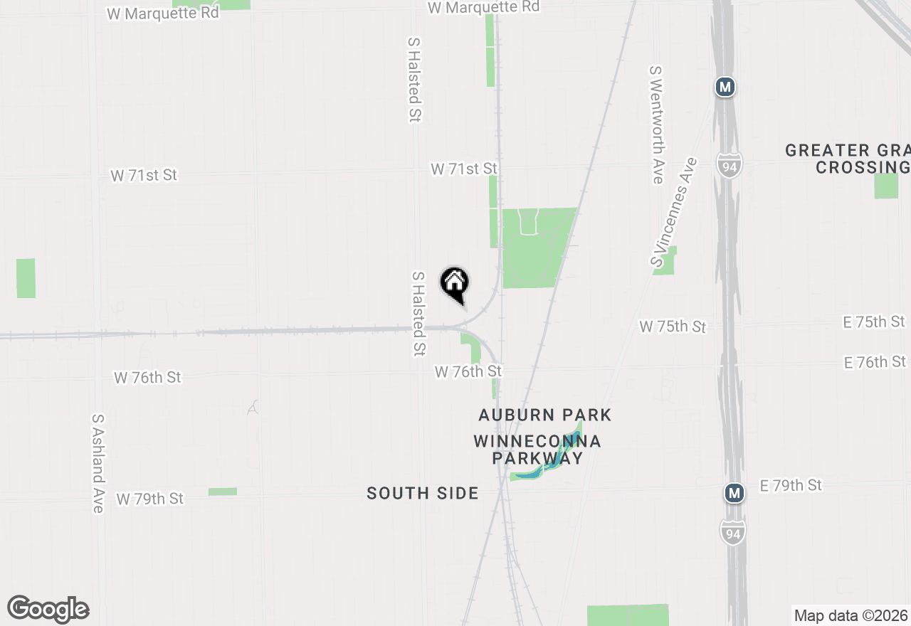 Map of 7434 S Union Avenue, Chicago, IL 60621