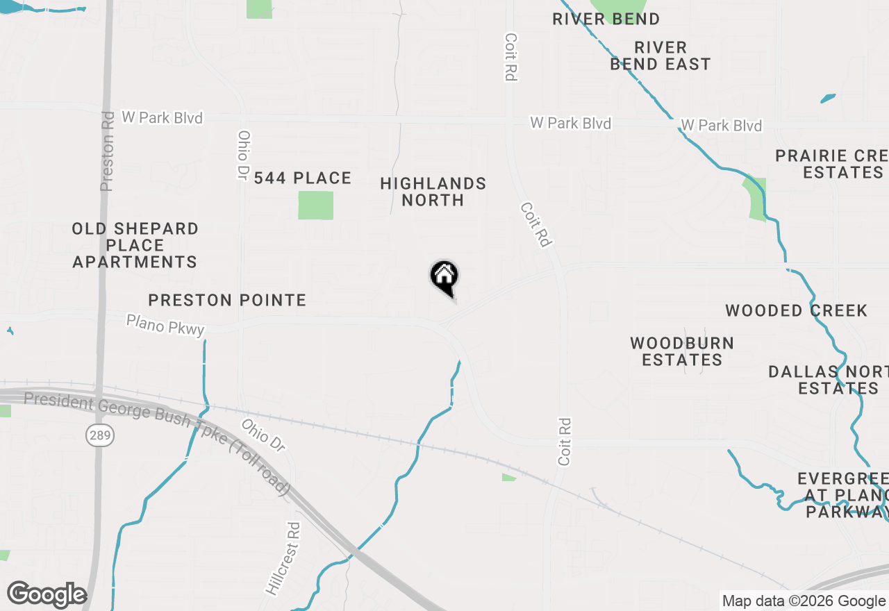 Map of 4113 Desert Garden Drive, Plano, TX 75093