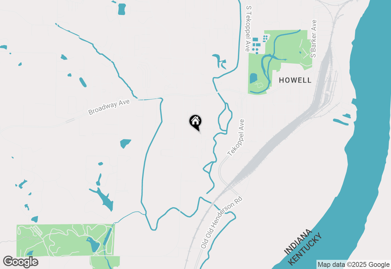 Map of 1825 S Bosse Avenue, Evansville, IN 47712
