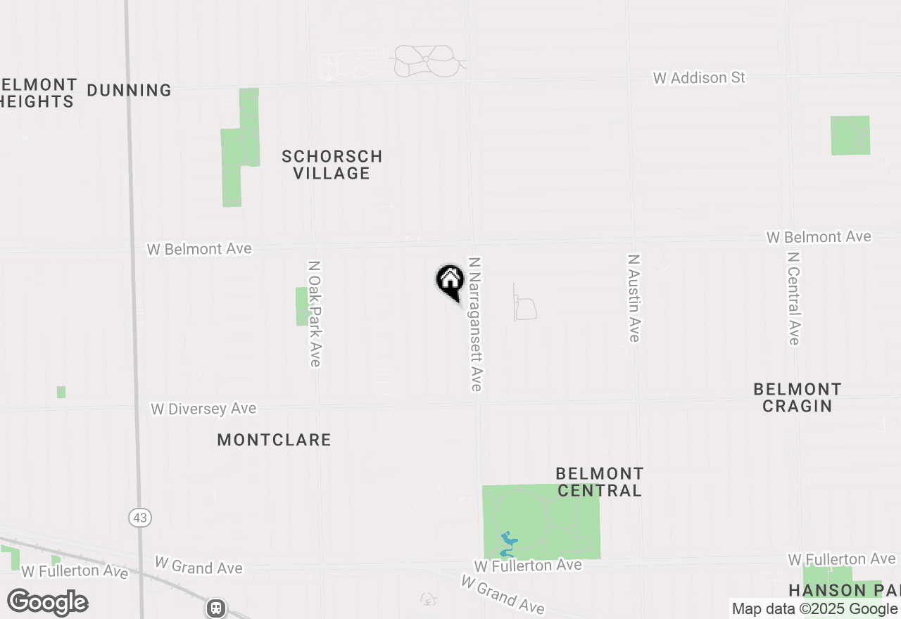 Map of 3020 N Nagle Avenue, Chicago, IL 60634