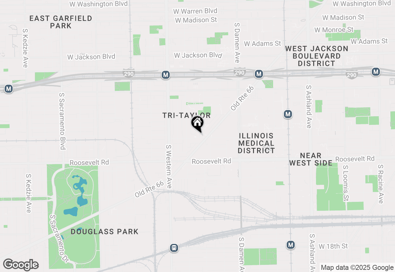 Map of 2222 W Taylor Street, Chicago, IL 60612