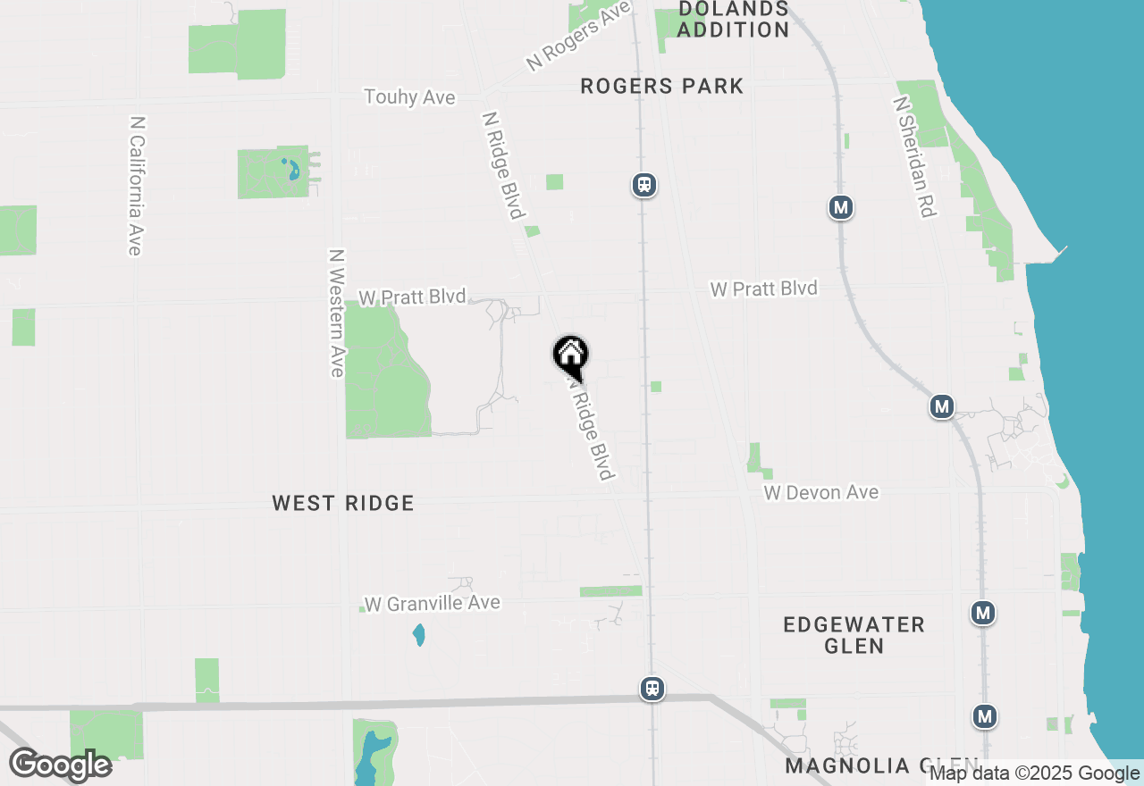 Map of 6600 N Ridge Boulevard #1, Chicago, IL 60626