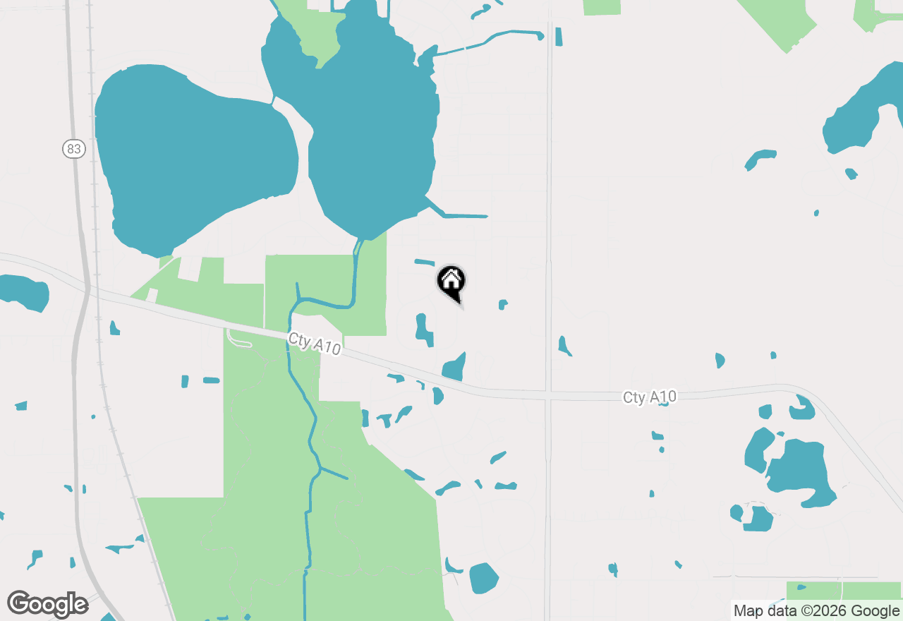 Map of 1626 Elderberry Lane, Lake Villa, IL 60046