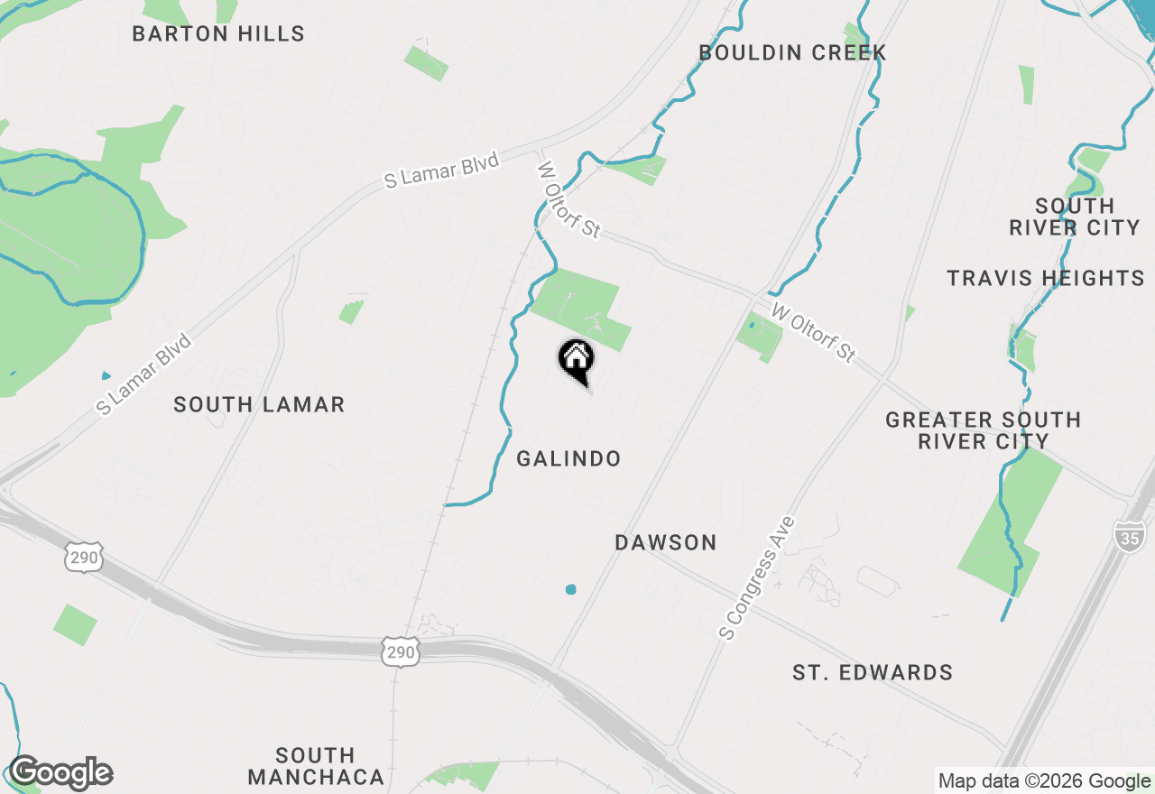 Map of 2805 Dulce Ln #1033, Austin, TX 78704
