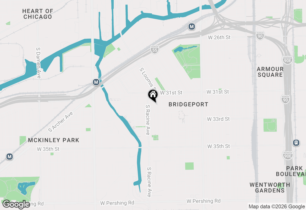 Map of 3154 S May Street, Chicago, IL 60608