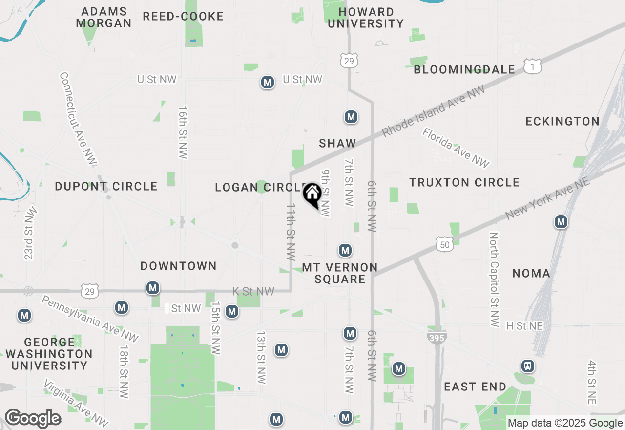 Map of 1315 Naylor Court Nw, Washington, DC 20001