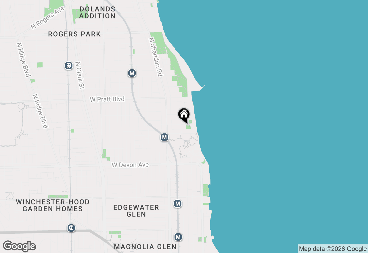 Map of 1051 W Albion Avenue, Chicago, IL 60626