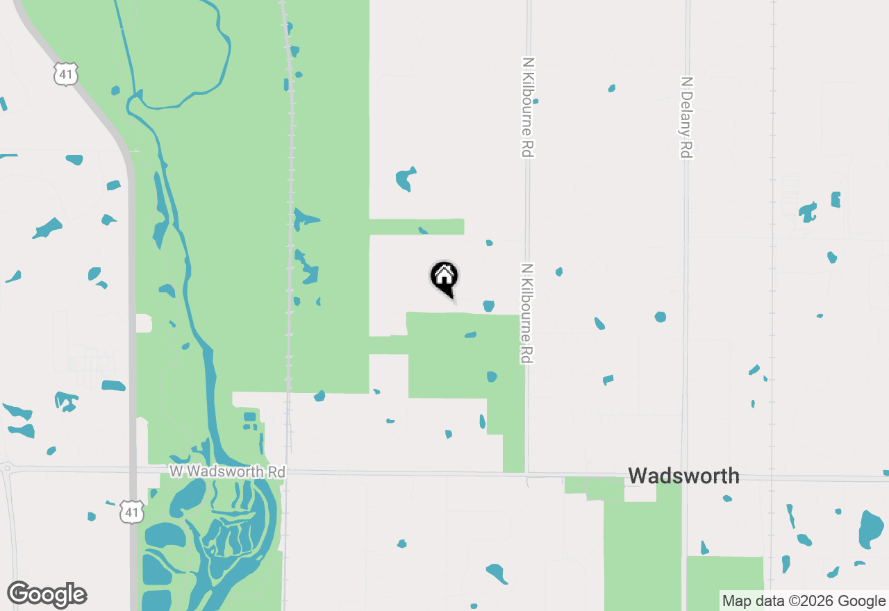 Map of 14705 W Concord Court, Wadsworth, IL 60083