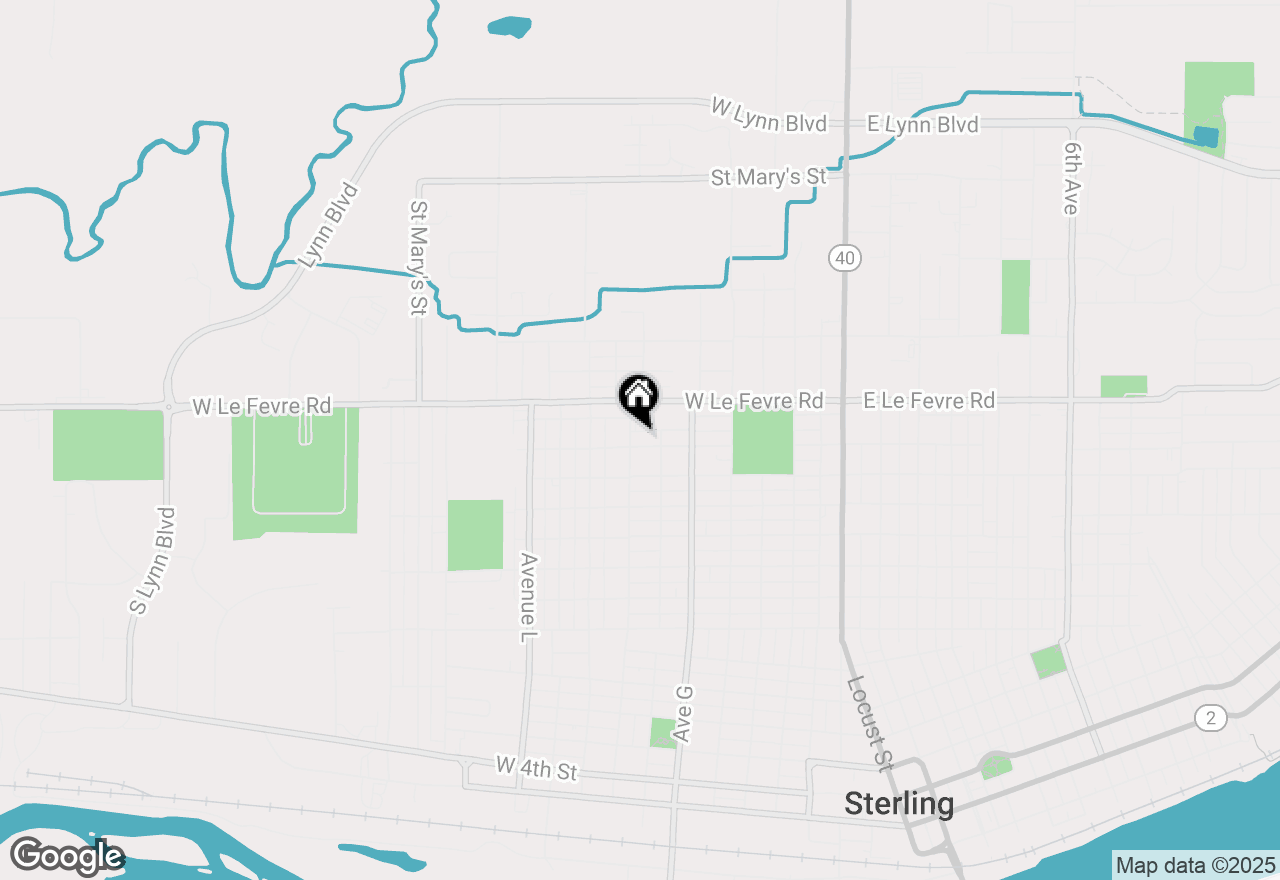 Map of 810 W 15th Street, Sterling, IL 61081