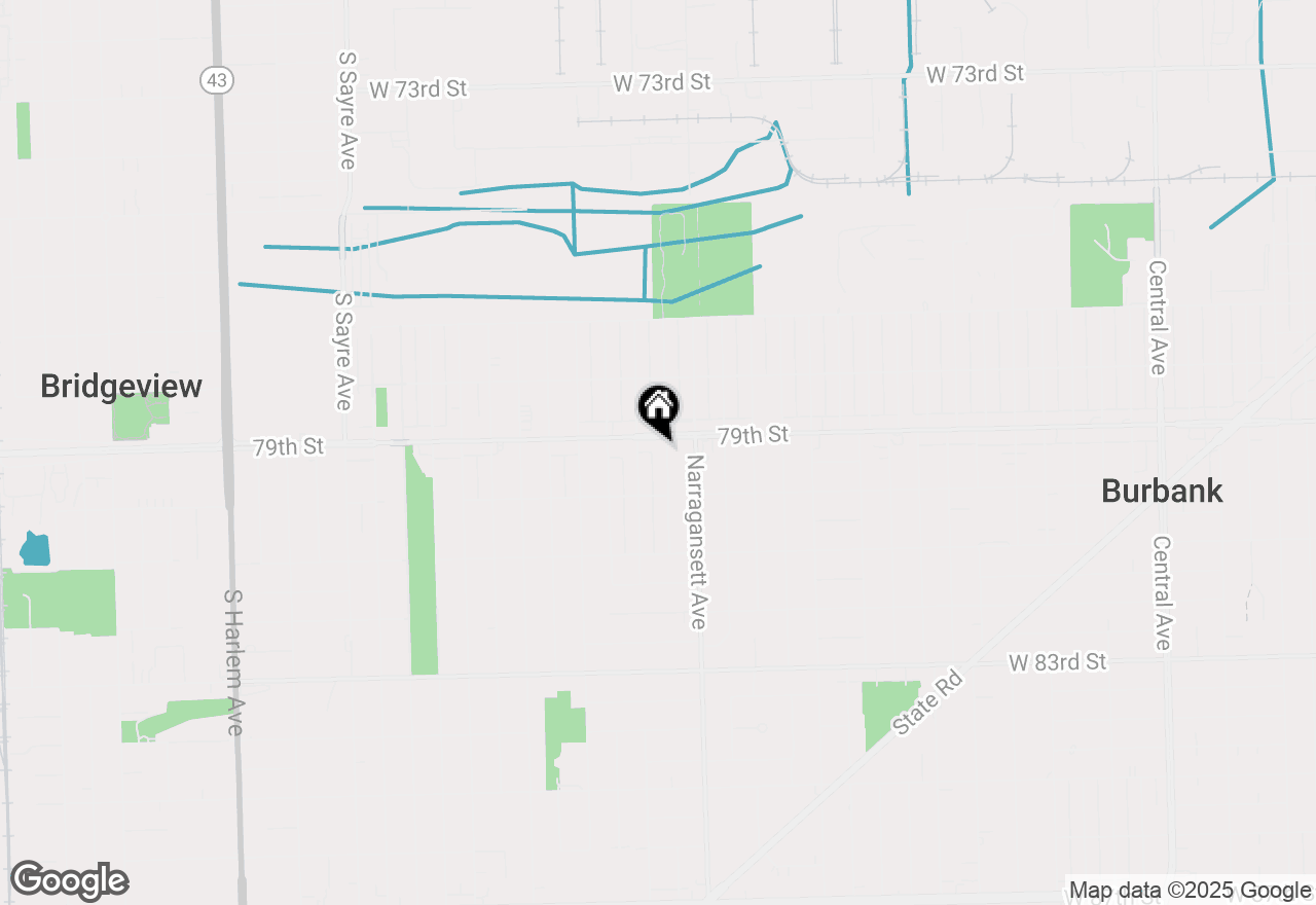 Map of 7900 Nagle Avenue #3S, Burbank, IL 60459