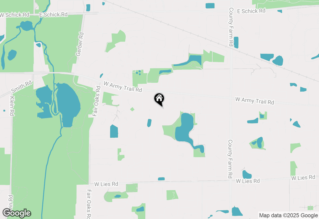 Map of 1339 Narragansett Drive, Carol Stream, IL 60188