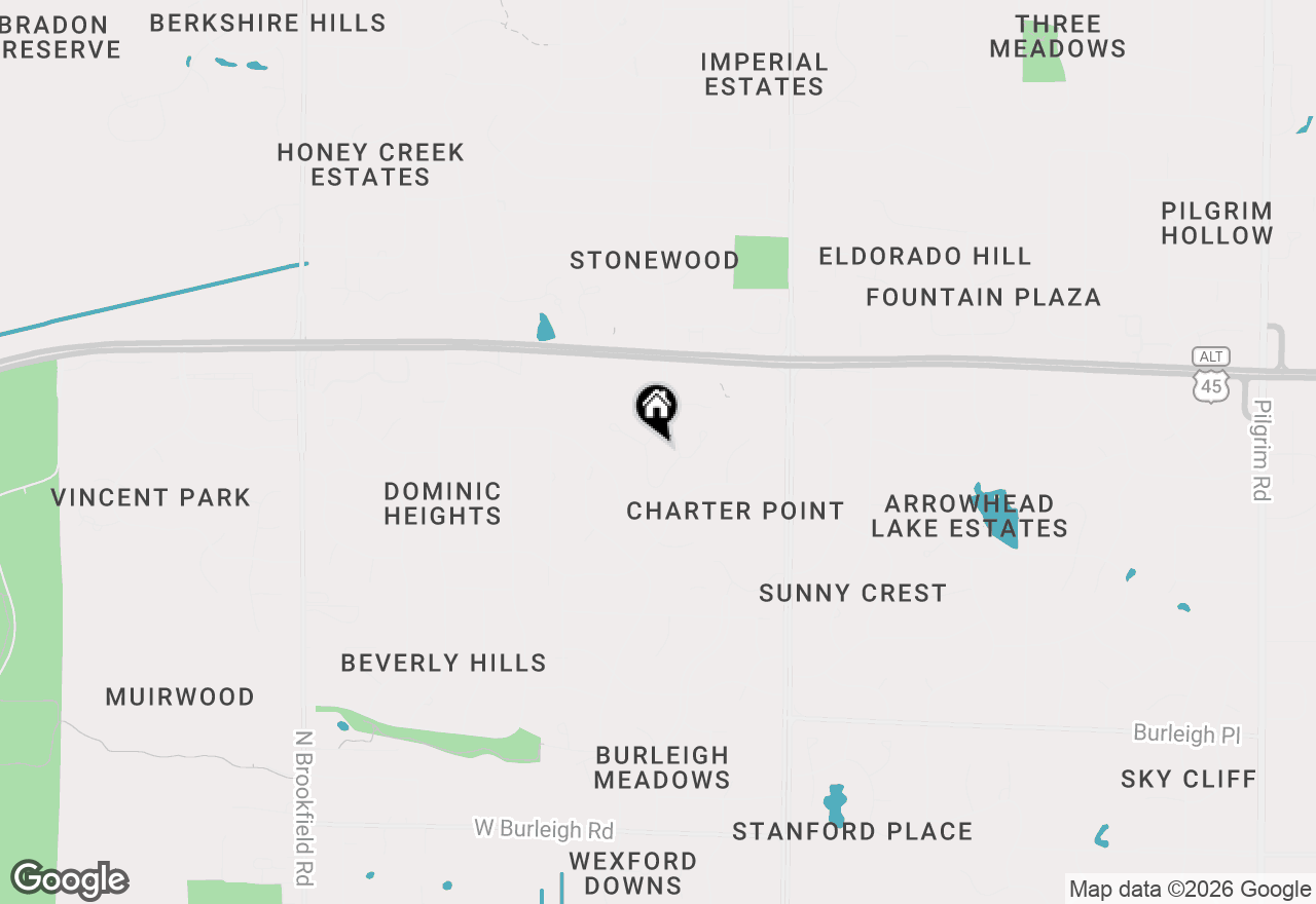 Map of 3770 Klondike Ct #B, Brookfield, WI 53045