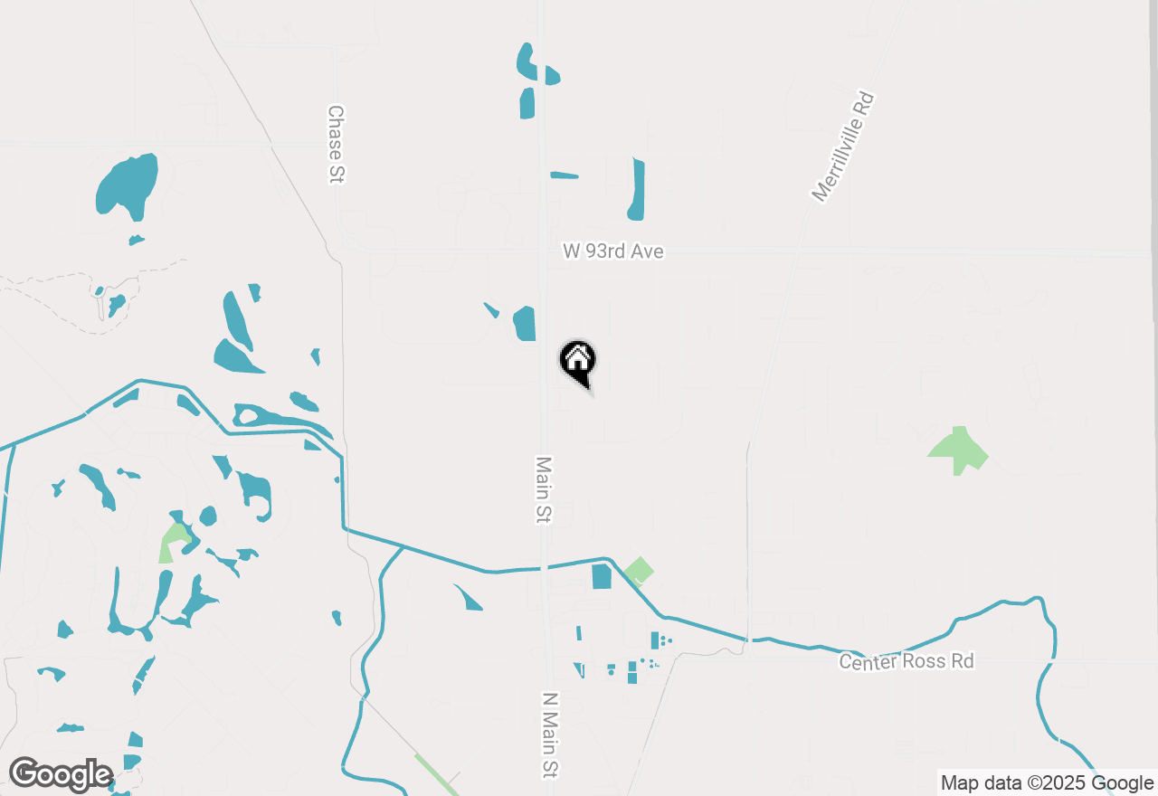 Map of 9542 Roosevelt Place, Crown Point, IN 46307