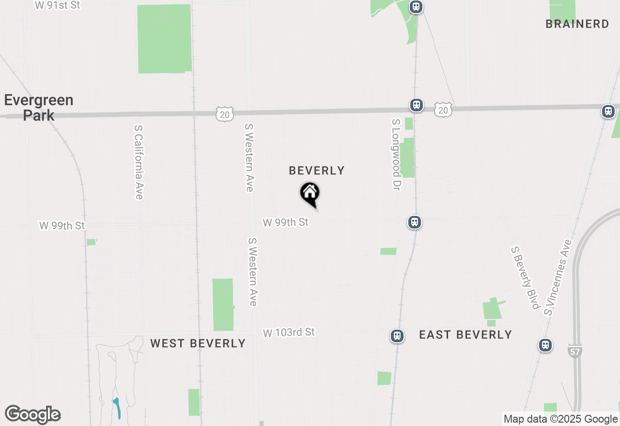 Map of 9841 S Leavitt Street, Chicago, IL 60643