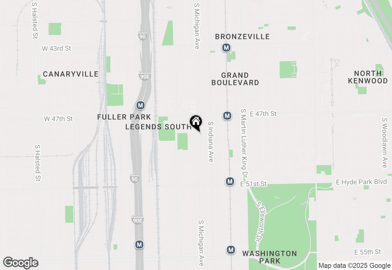 Map of 4800 S Michigan Avenue, Chicago, IL 60615