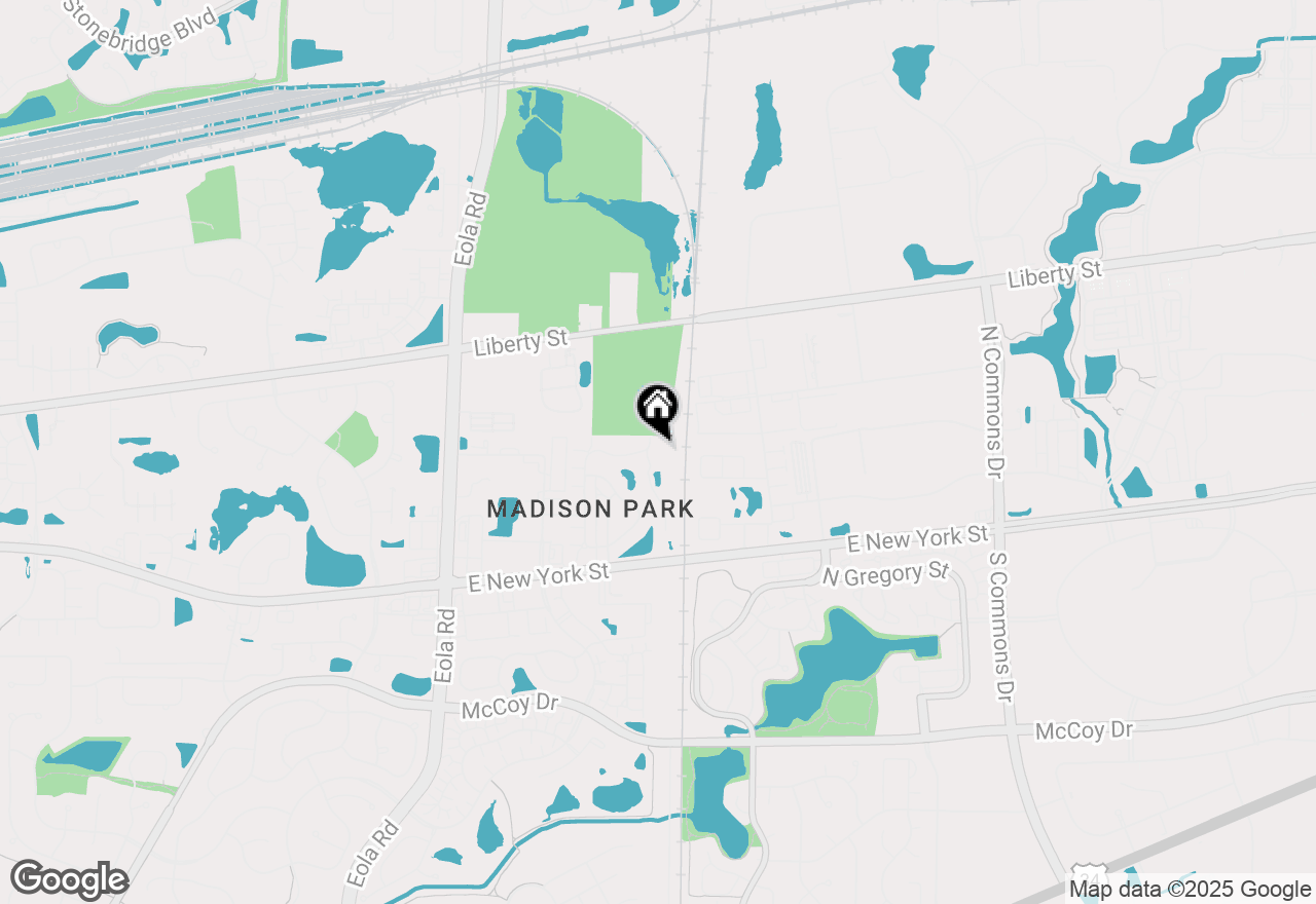 Map of 635 Conservatory Lane #635, Aurora, IL 60502