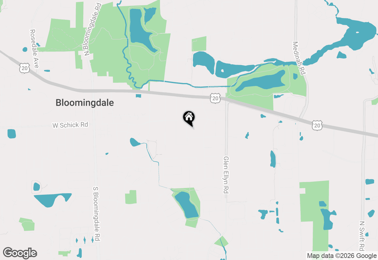Map of 143 S Pleasant Avenue, Bloomingdale, IL 60108