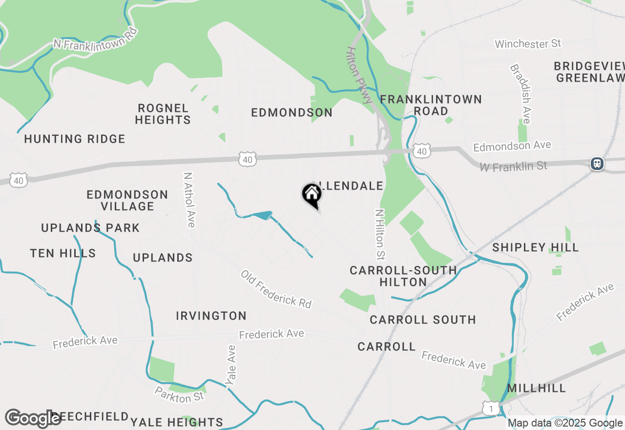 Map of 116 Allendale Street, Baltimore, MD 21229