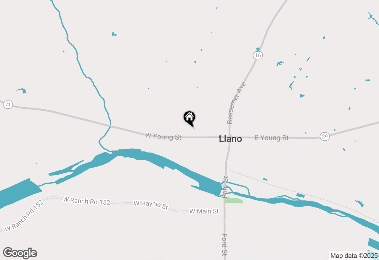 Map of 505 W Hamilton Street, Llano, TX 78643