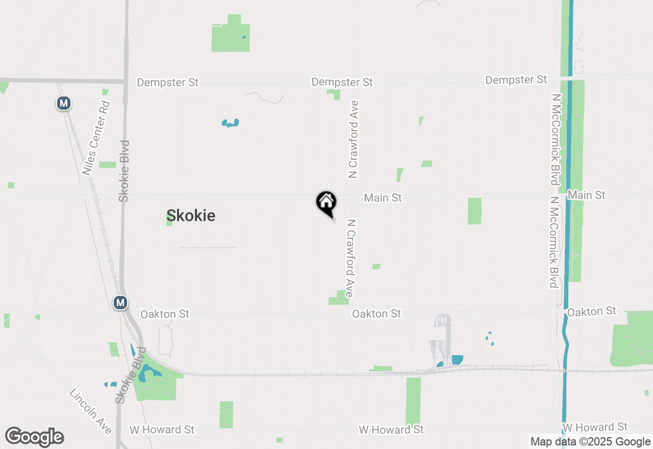 Map of 8301 Karlov Avenue, Skokie, IL 60076