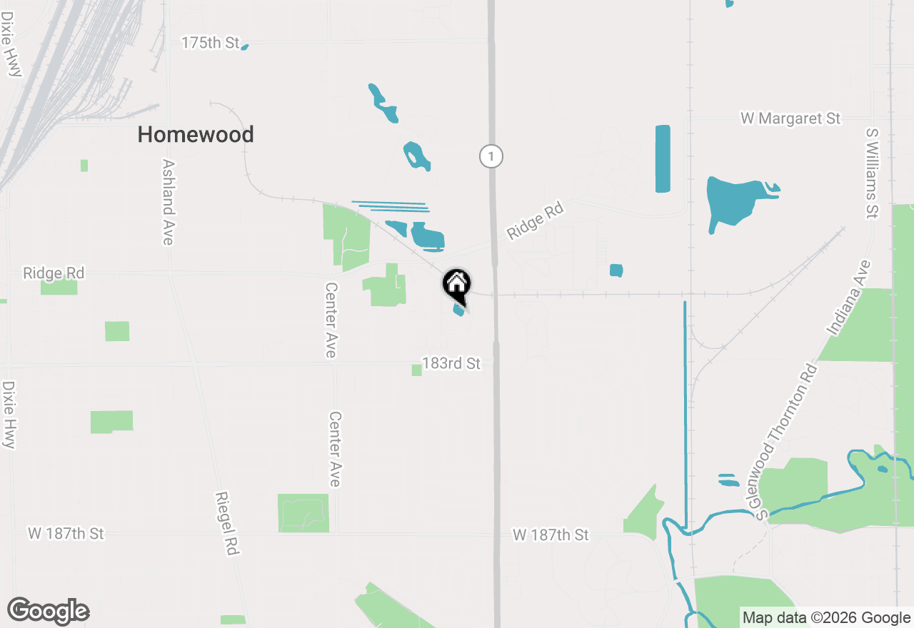 Map of 840 Elder Road #A305, Homewood, IL 60430
