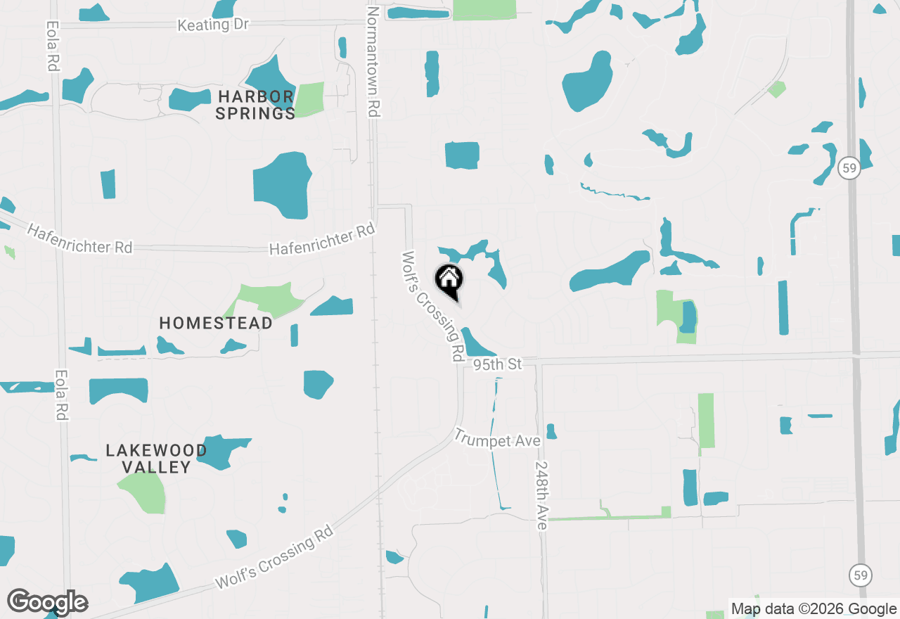 Map of 2843 Hillcrest Circle, Naperville, IL 60564