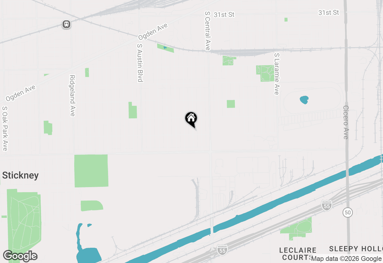 Map of 3738 S 57th Avenue, Cicero, IL 60804