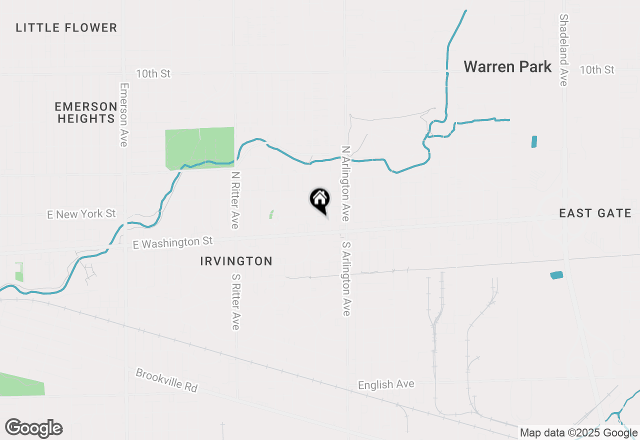 Map of 31 N Bolton Avenue, Indianapolis, IN 46219