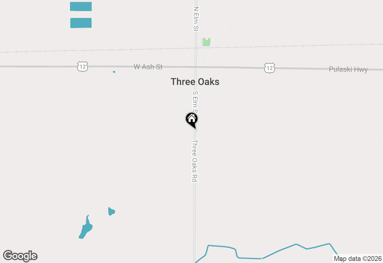 Map of 710 S Elm Street, Three Oaks, MI 49128