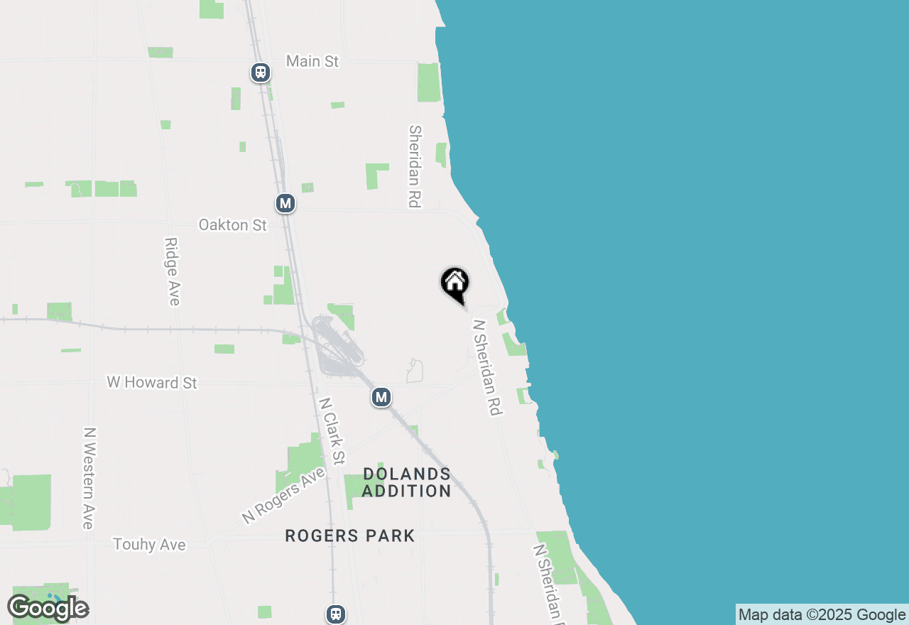 Map of 1432 W Juneway Terrace, Chicago, IL 60626