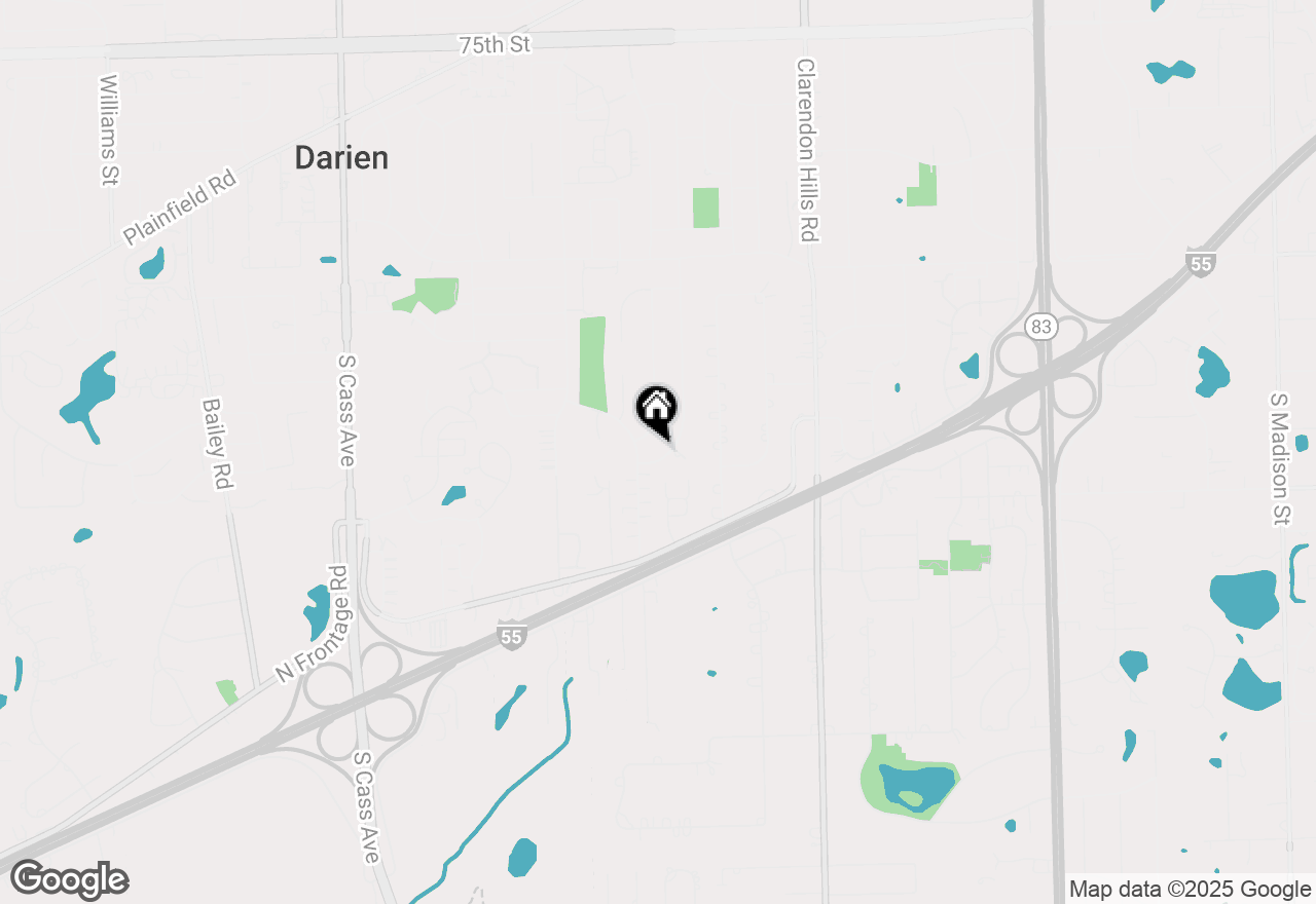 Map of 8214 Sawyer Road, Darien, IL 60561