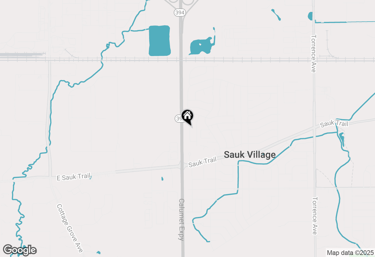 Map of 21768 Peterson Avenue #2176, Sauk Village, IL 60411